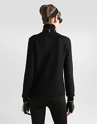 Wool turtleneck pullover