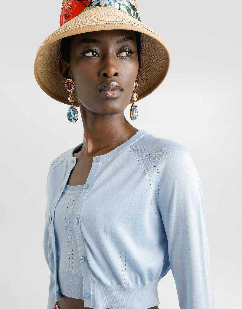 Silk cardigan