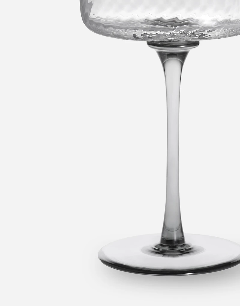 Hand-Blown Murano Champagne Coupe