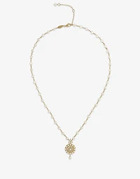  Pearl Necklace 18-carat yellow gold and pearls