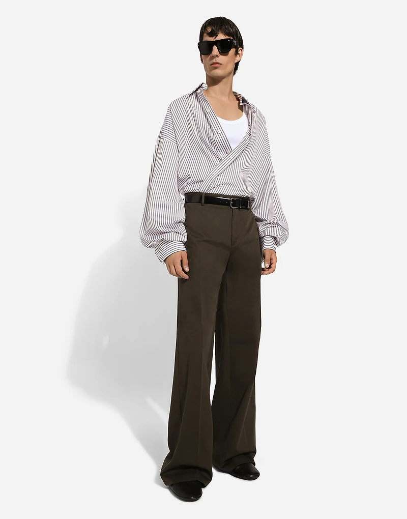 Tailored cotton pants