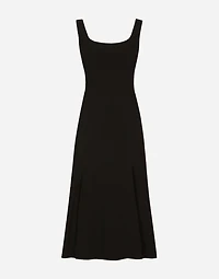 Calf-length cady dress