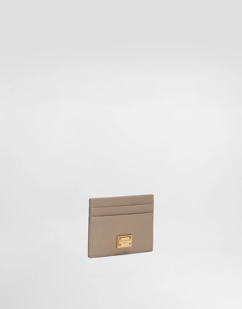 Plongé calfskin card holder
