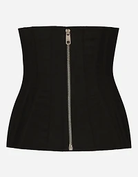Cotton bustier belt