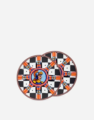 Set 2 Porcelain Bread Plates
