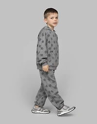 Jersey hoodie with DG logo print