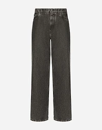 Oversize denim jeans