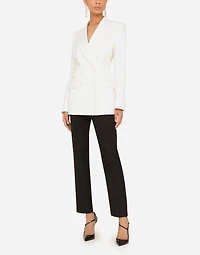 Double-breasted virgin wool jacket