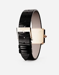Gold watch with diamonds