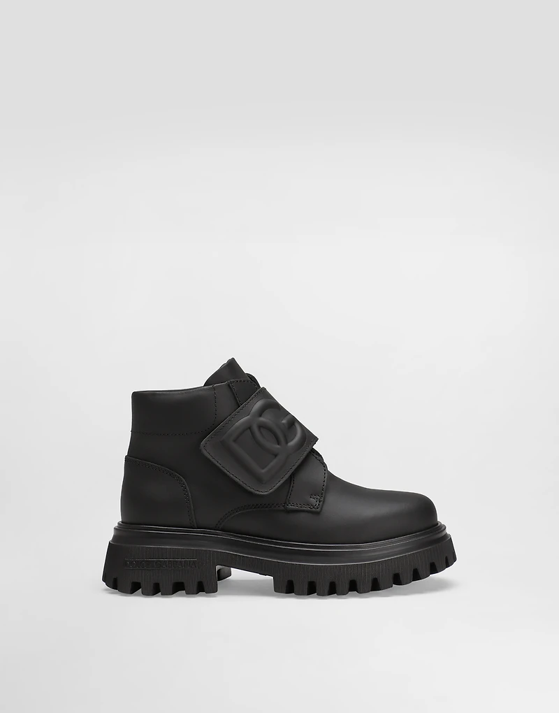Nappa calfskin ankle boots