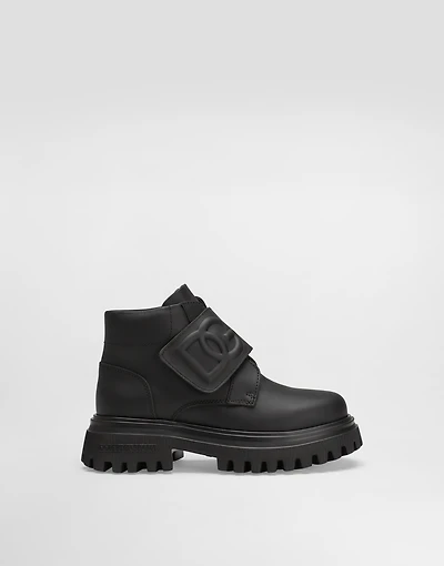 Nappa calfskin ankle boots