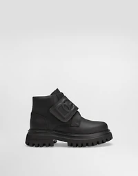Nappa calfskin ankle boots