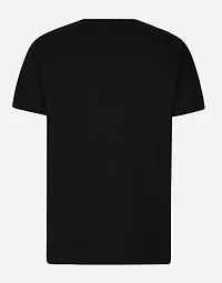Short-sleeved cotton T-shirt with DG print