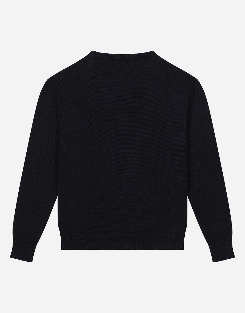 Cotton pullover with Dolce&Gabbana logo