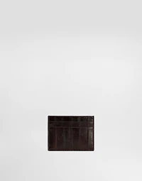 Eel leather card holder