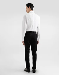 Gold poplin shirt