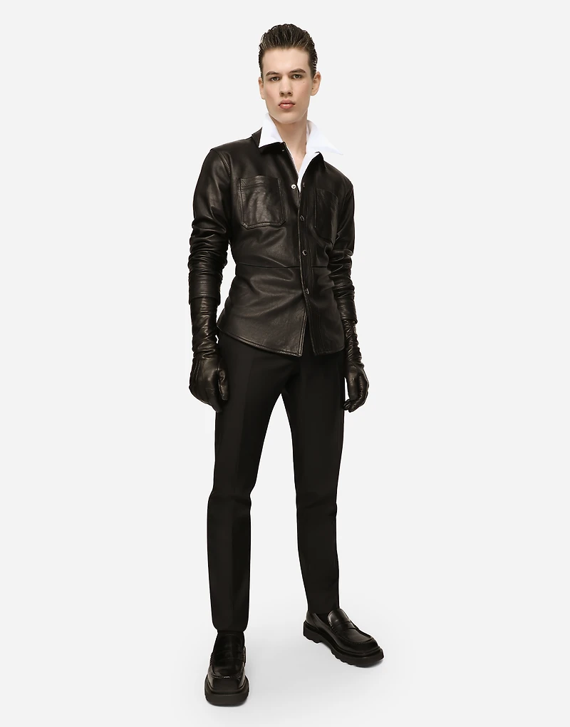 Leather shirt