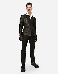 Leather shirt