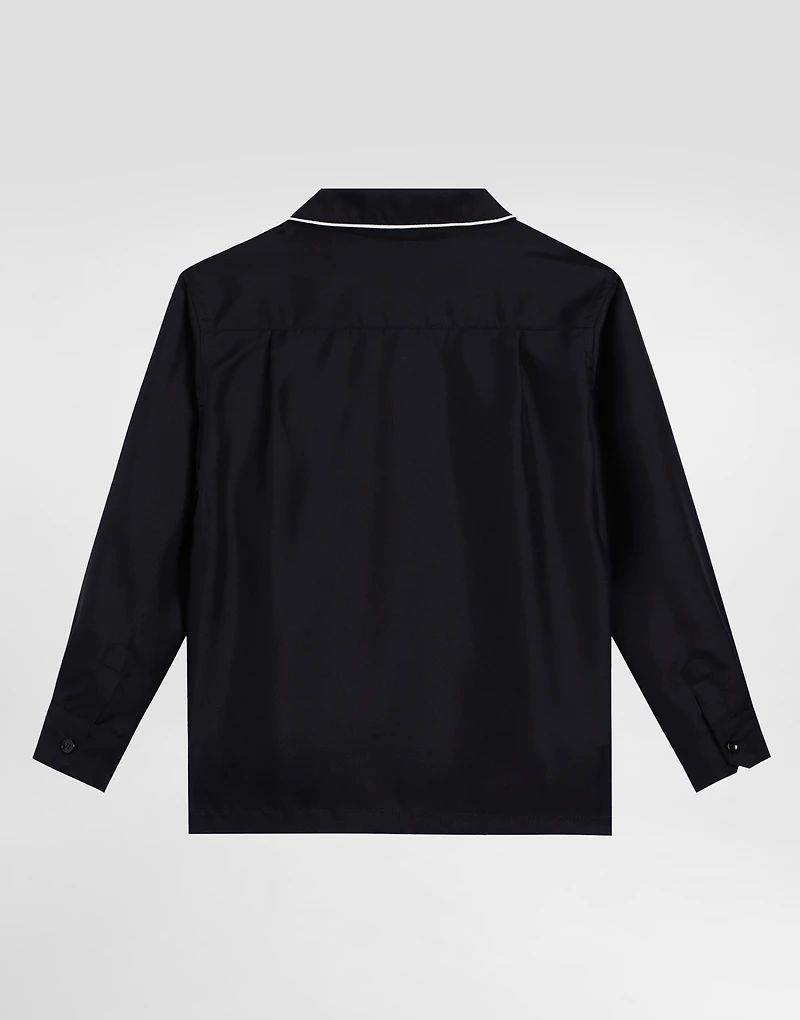 Twill shirt with DG embroidery