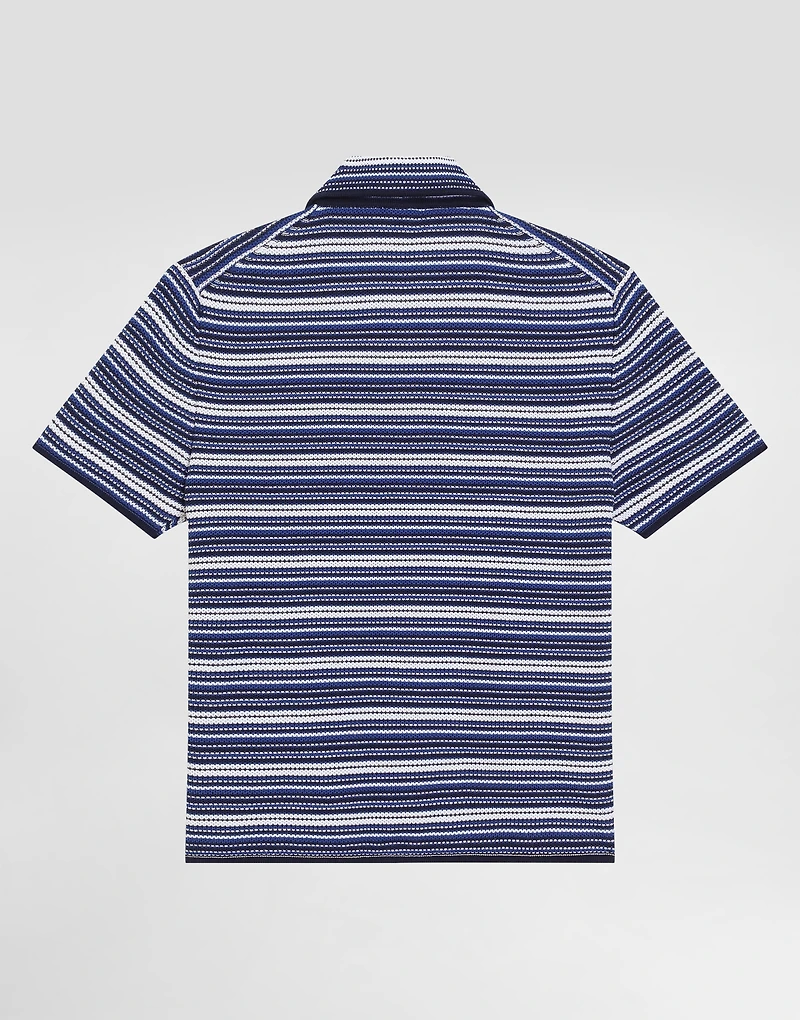 Knit honeycomb shirt