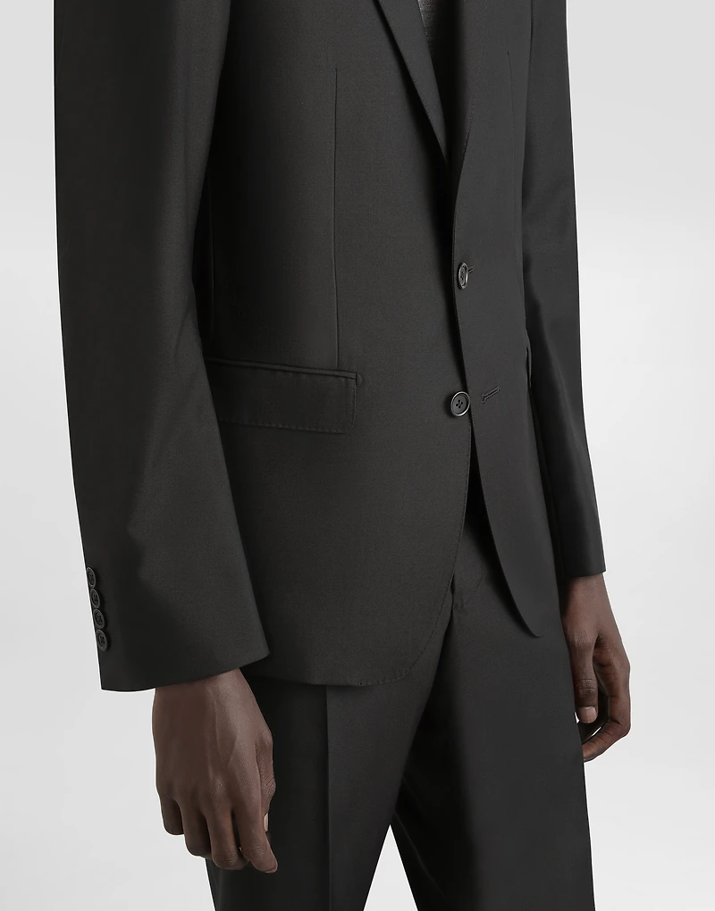 Wool and silk Martini-fit suit