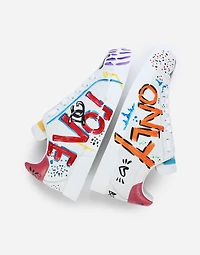 Calfskin Portofino sneakers with lettering