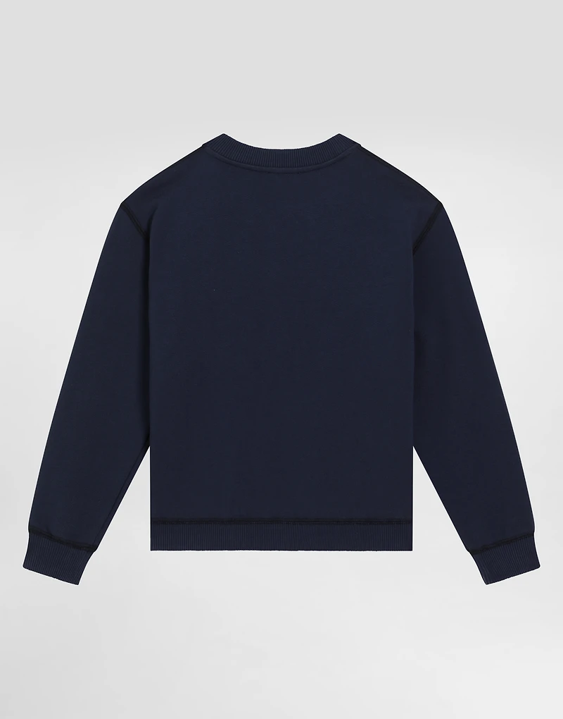 Round-neck sweatshirt with Dolce&Gabbana logo