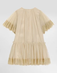 Lurex tulle dress