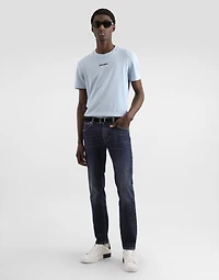 Slim-fit stretch cotton jeans