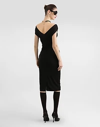 Dress crêpe organza