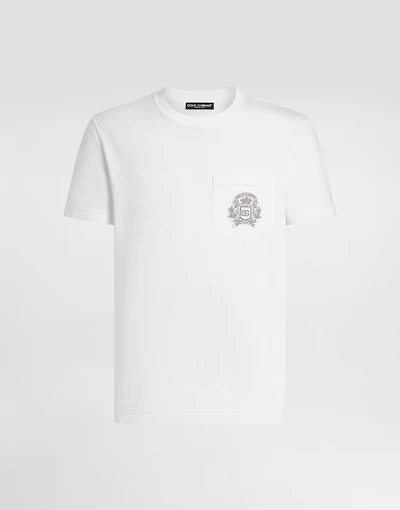 Cotton t-shirt with embroidery