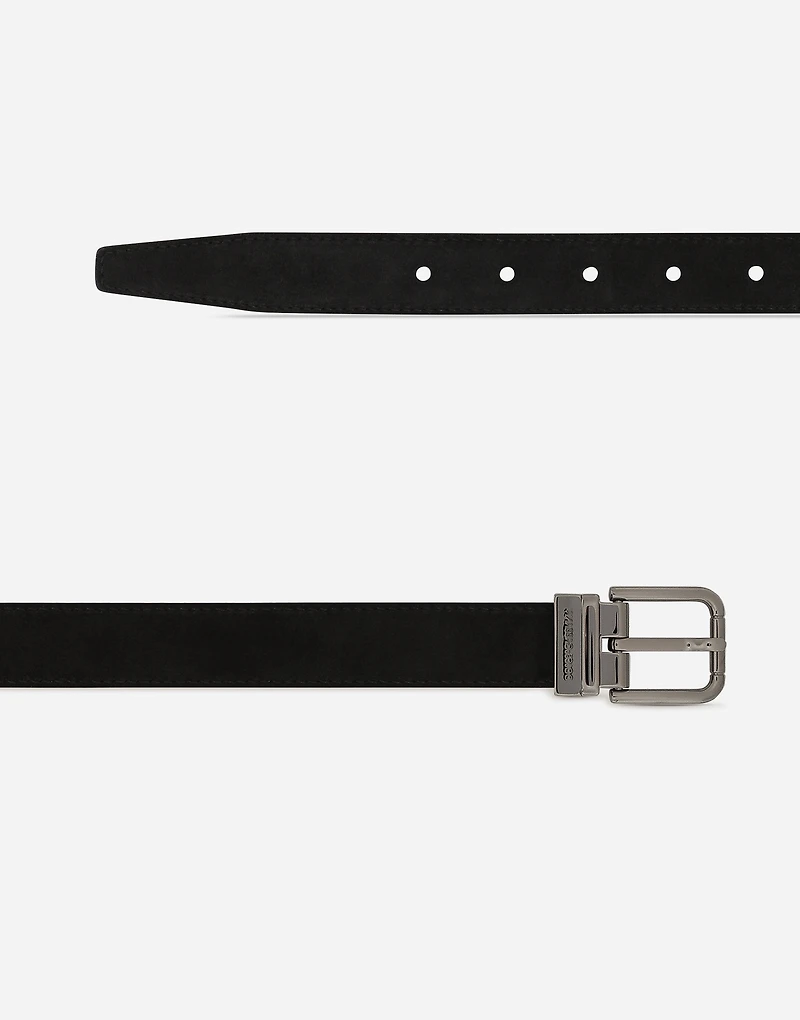 Suede belt