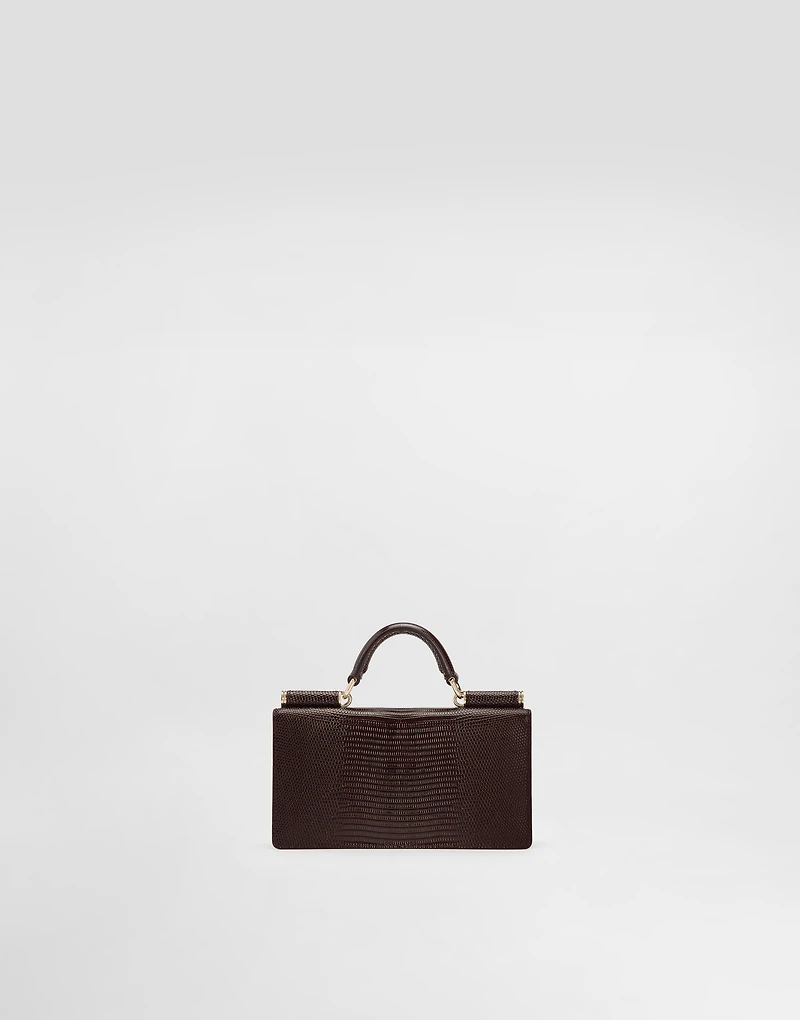 Iguana-print mini bag