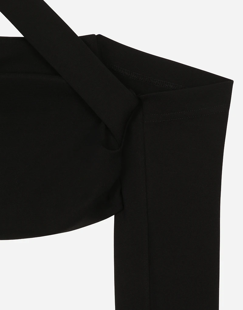 Viscose top with sleeve details