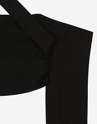 Viscose top with sleeve details