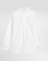 Logo jacquard poplin shirt
