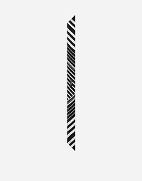 Cotton headscarf with striped and polka-dot print (6x100)