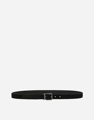 Suede belt