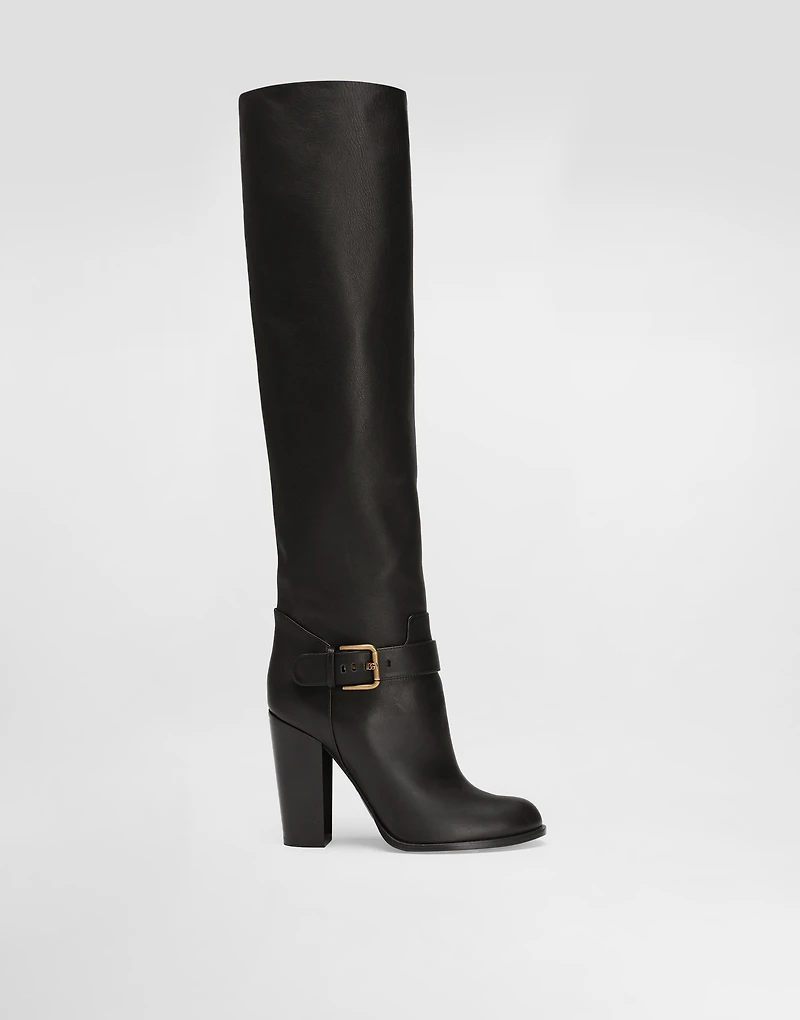 Calfskin boots