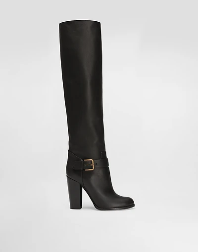 Calfskin boots
