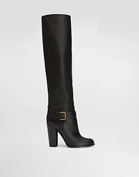 Calfskin boots