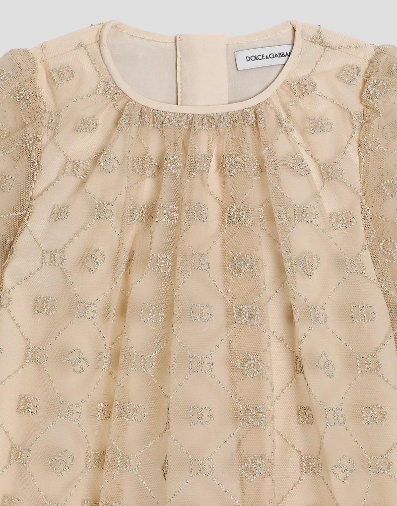 DG embroidered tulle dress