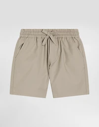 Gabardine shorts with DG logo
