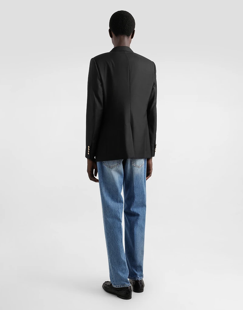 Single-breasted Martini-fit jacket with patch