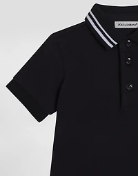 Piqué polo-shirt with DG logo