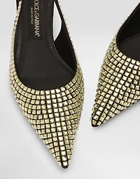 Calfskin slingbacks