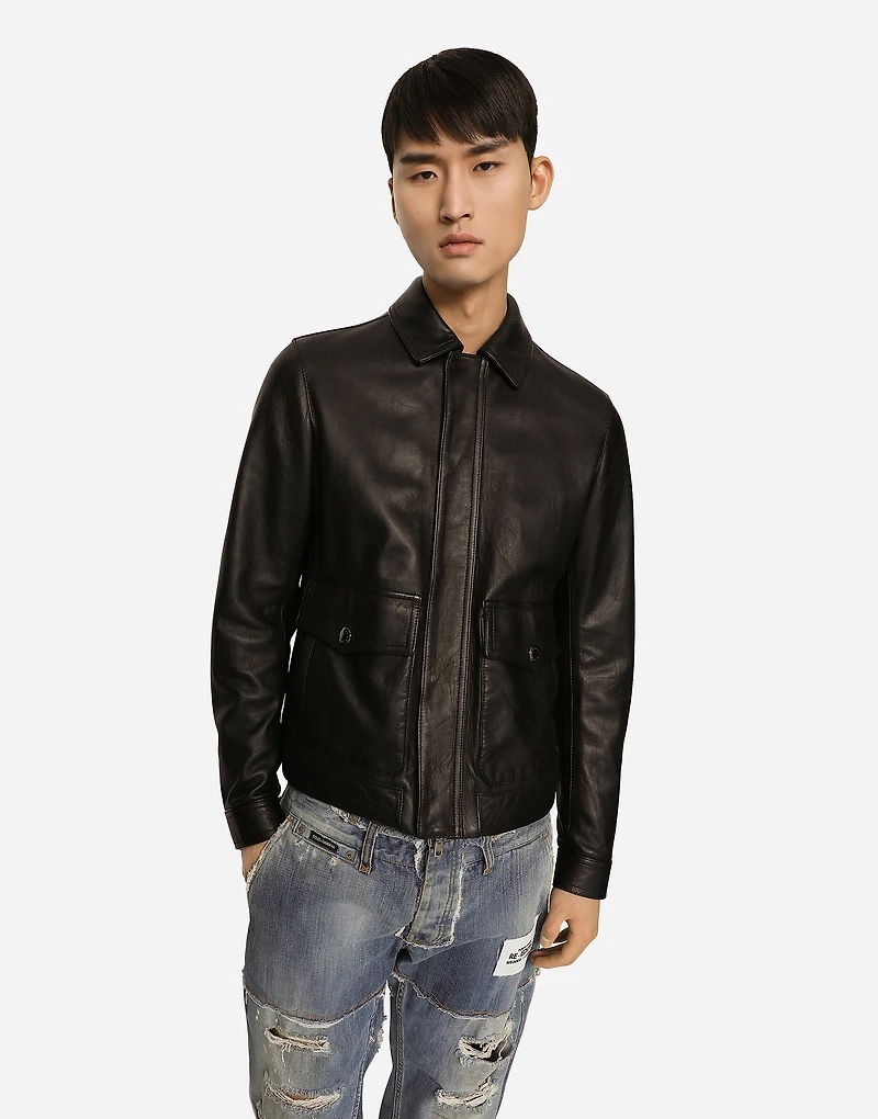 Leather jacket