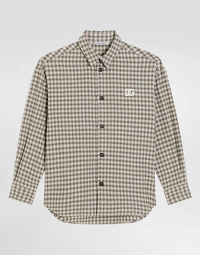 Checked cotton shirt