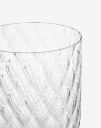 Hand-Blown Murano Red Wine Glass