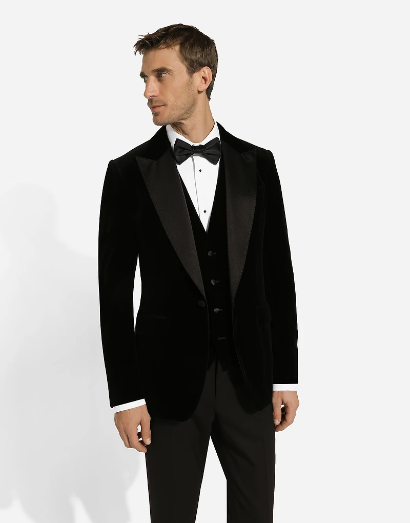 Velvet tuxedo jacket